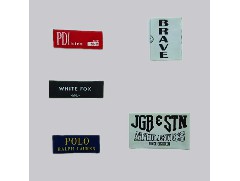 What is a woven label?